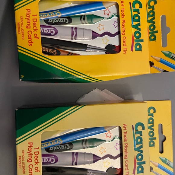 NIB Crayola Deck of playing cards in card tin 90s - Picture 3 of 5
